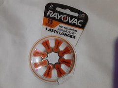 Hearing Aid Batteries Rayovac Duracell Size 13 Pack of 24 BRAND NEW..