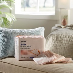 100 McKesson Ultra Heavy Absorbency Adult Bed Pad Disposable Underpads