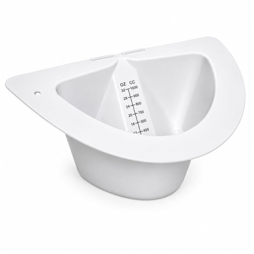 Graduated Specimen Collector Pans Pack of 1 Toilet Nursing Hat for Urine, Vom…