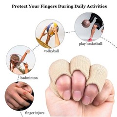 Finger Brace Sleeves 10-30pcs Elastic Thumb Splint Arthritis Support Protector