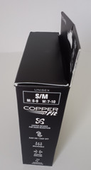 Copper Fit Energy Compression Knee High Socks 1 Pair Size S/M Unisex Black NEW!