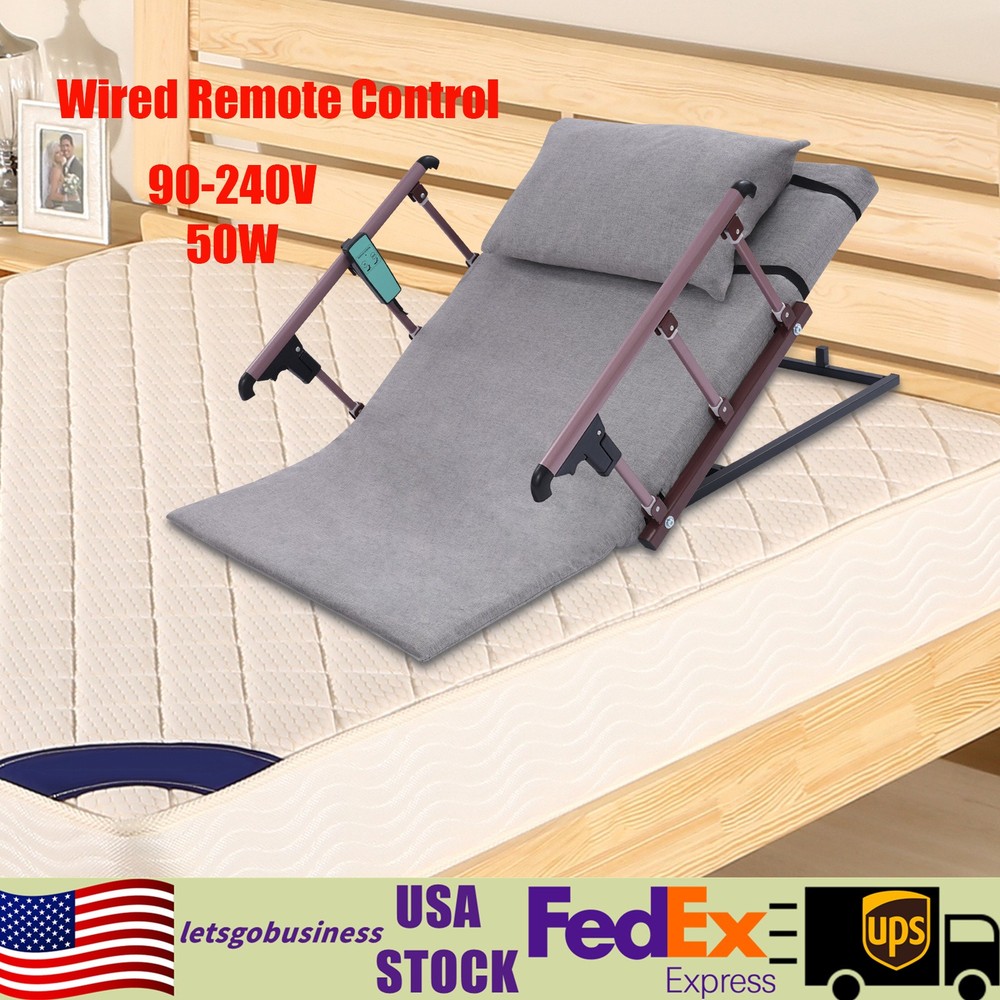 Adjustable Electric Lifting Bed Sitting Backrest for Pregnant Women Elderly US