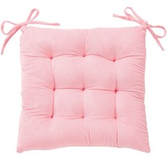 Corduroy Strap Cushion Solid Color Office Chair Cushion Soft and Comfortable But