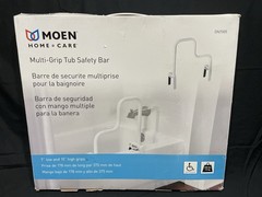Moen DN7005 16-1/2 in. Multi-Grip Tub Safety Bar in Glacier ~New Open Box~