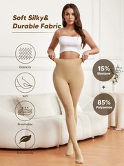 Women’s Compression Pantyhose Closed Toe High Waist Support Stockings 15-20mmHg