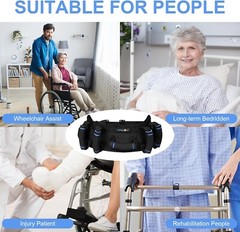 Gait Belts Transfer Belt for Seniors with 7 Handles, Gate Belt for Elderly Lift
