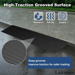 3/4″ Rise Rubber Threshold Ramp for Doorways, 2500 lbs Heavy Duty Door Sill R…