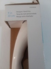 Moen Designer Hand Grip Grab Bar White LR2250DW 9″ 250 lb Weight Capacity
