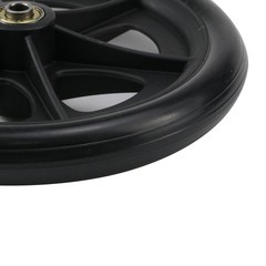 Crapyt 2 PCS Walker Wheels Replacement Drive 7.87 inches, Black