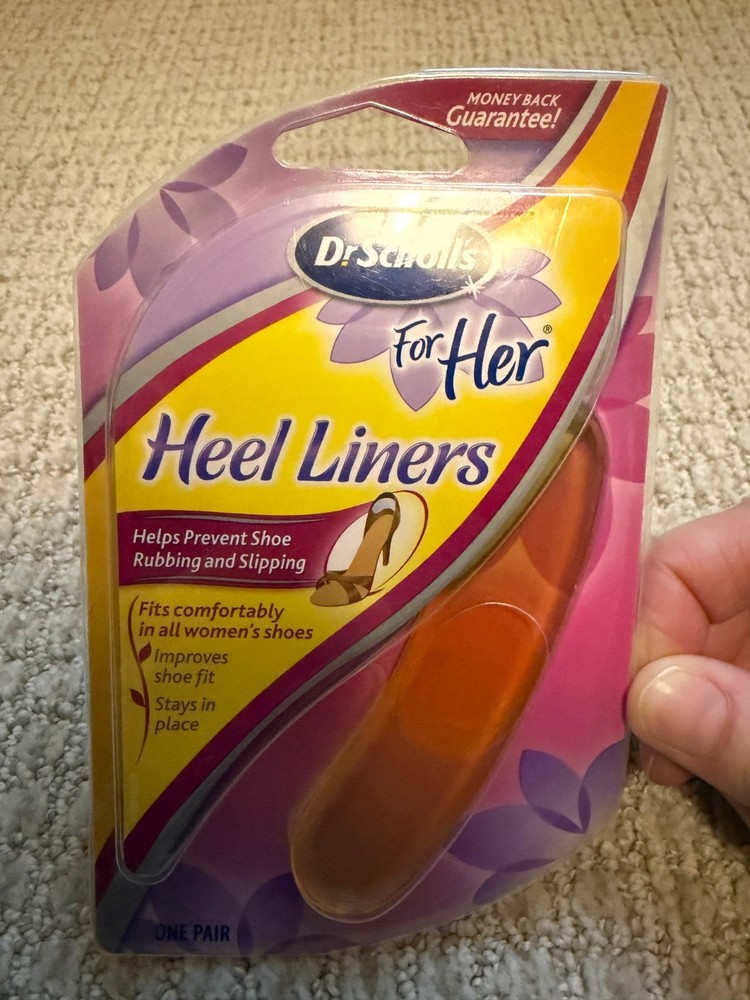 Dr Scholls Gel Heel Liners Women Cushion And Protect Heel One Pair
