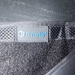 Nvorliy Adjustable Inflatable Lumbar Support Belt Air Pump Black/Blue Size M
