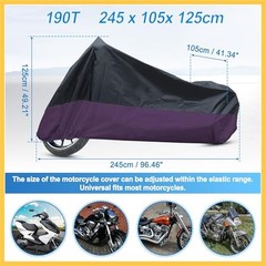 Motorcycle Cover Bike All Season Waterproof Dustproof Protective Outdoor