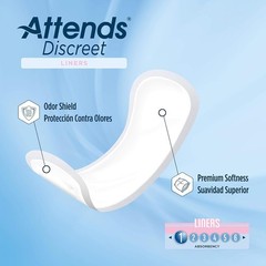 Confidence Discreet 28 Pack Liners – Ultra-Soft Disposable Bladder Control Pads