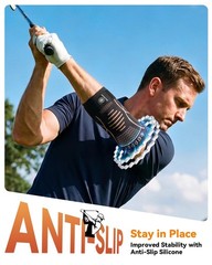 Adjustable Copper Elbow Compression Sleeve – Medical-Grade Support for Tendoniti