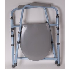 Portable Folding Bedside Commode & Raised Toilet Seat, Up to 300lbs, Commodes