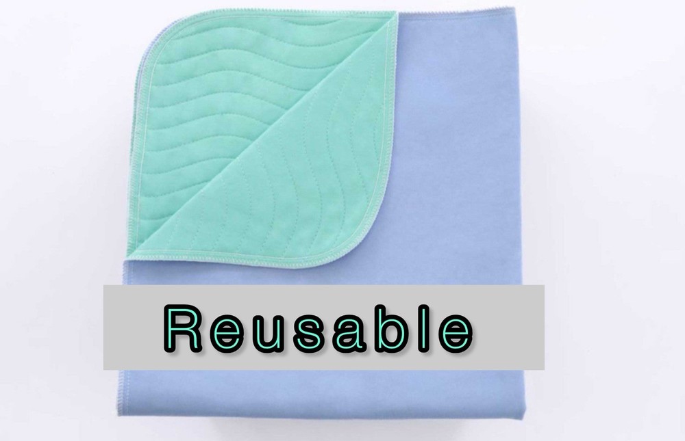 No Name – Fast Drying – Washable Underpads – Reusable-Convenient Pee Pads 18×24”