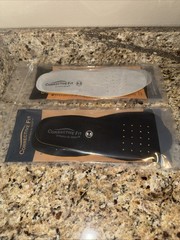 Gravity Defyer Orthotic Insoles Corrective Fit Mens Sz 9.5 Dark Grey Black Lot 2