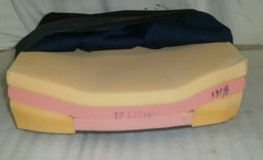 FUTURE MOBILITY WHEELCHAIR CUSHION 06T-24601 SIZE 17x18x4″ GOOD CONDITION