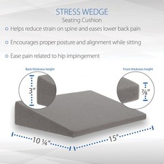 Core Products Foam Stress Wedge Helps Improve Posture Ease Lower Back Hip Pain