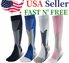 Compression Socks 20-30mmHg Support Miracle Calf Leg Sport Men Women (S~XXL)