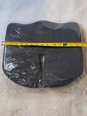 New Ergonomic Memory Foam Seat Cushion Dark Gray Approx. 15″ x 13″ Office, Car