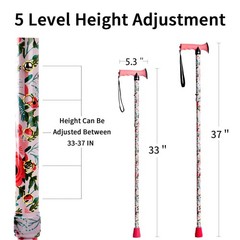 Walking Cane for Men and Women, Foldable