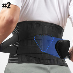 Adjustable Lower Back Brace Lumbar Support Waist Belt For Men Women Pain Relief