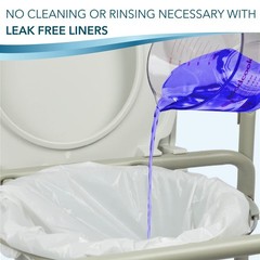 Disposable Bedside Commode Liners for Adult Portable Toilet Chair Seat Bucket…