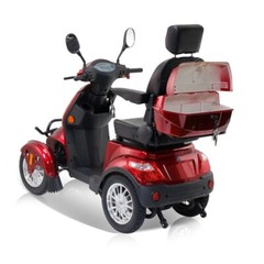 Heavy Duty 4-Wheel Mobility Scooters 31 Miles 3-Speed 800W 500lbs Capacity Red