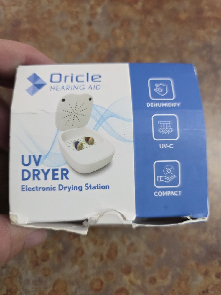 Oricle Hearing Aid UV Dryer Electronic Drying Station New 🔥 Awesome