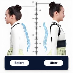 Posture Corrector for Kids Adjustable Back Straighter with Shoulder Small