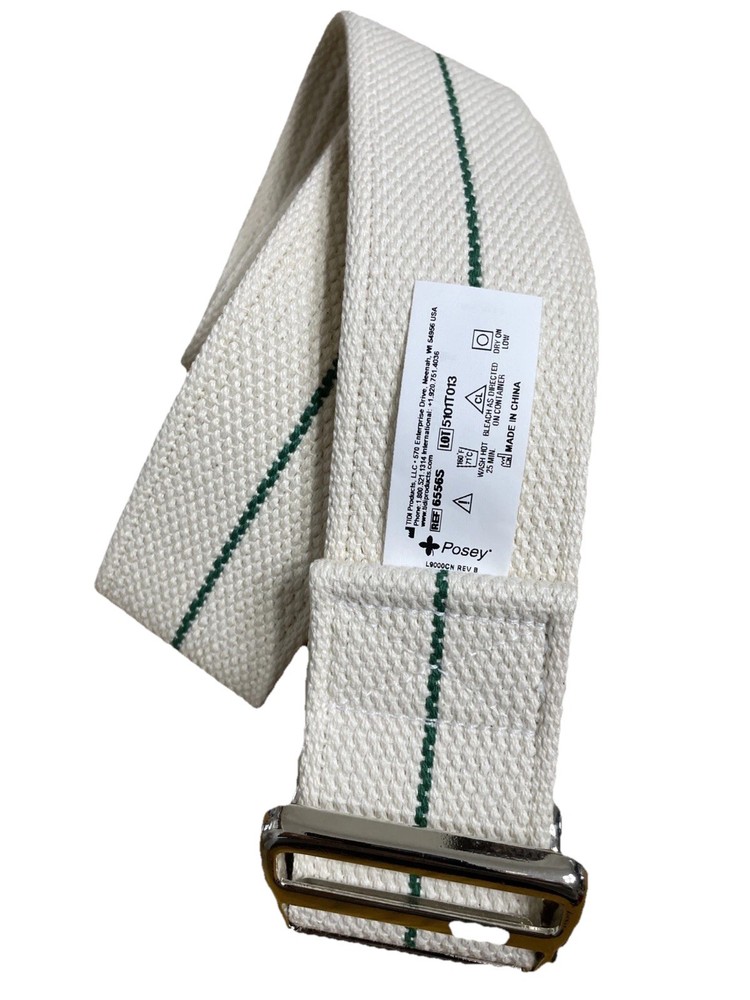 Posey Gait Transfer Belt Canvas Adjustable 52 in Long New Professional
