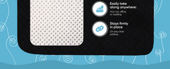 Large Seat Cushion (19” x 17” x 3”) Memory Foam for Office Chair, Wheelchair
