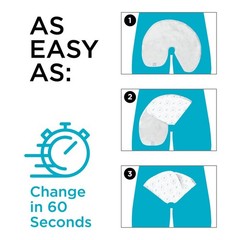 QuickChange Men’s Incontinence Wrap | Maximum Absorbency | One-Size | 100 Count