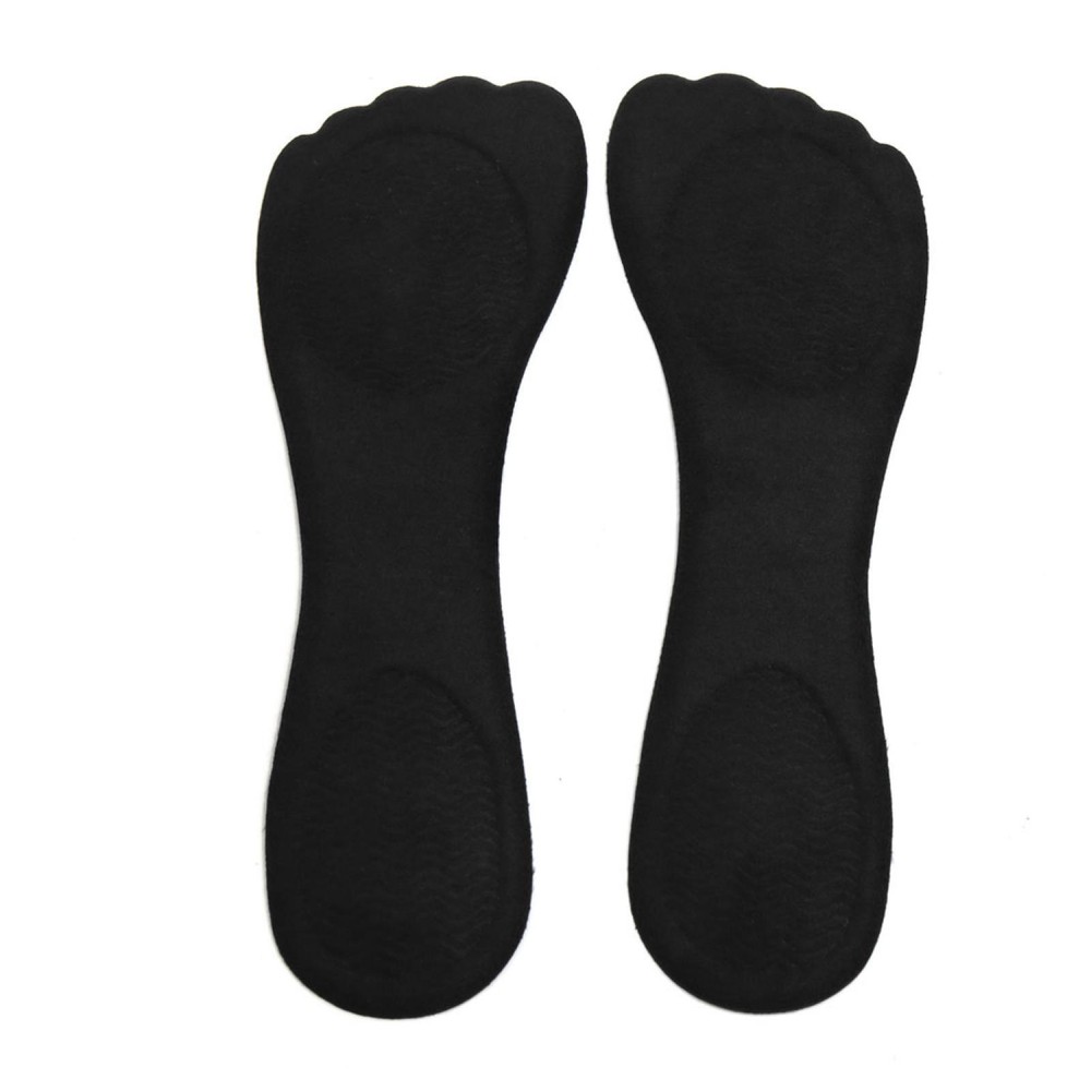 1 Pair Velvet Surface Gel High Heel Liner Cushion Foot Shoes Protect Insole