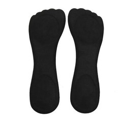 1 Pair Velvet Surface Gel High Heel Liner Cushion Foot Shoes Protect Insole