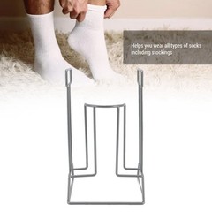 Metal Sock Aid Tool Easy To Use Donner For Stockings & Helper