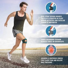 Knee Brace Support Neoprene Patella Stabilizing Compression Straps Adjustable US