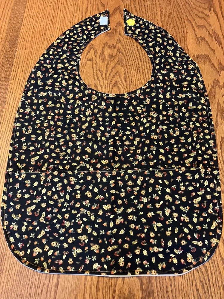 Homemade Fabric Adult Bib Clothing Protector Apron Seniors Disabled ADL’s