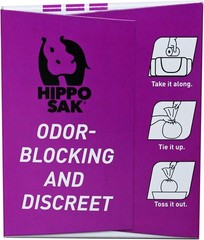 Made in the USA 375 Count Odor-Proof Incontinence Disposal Bags for Sanitary Use