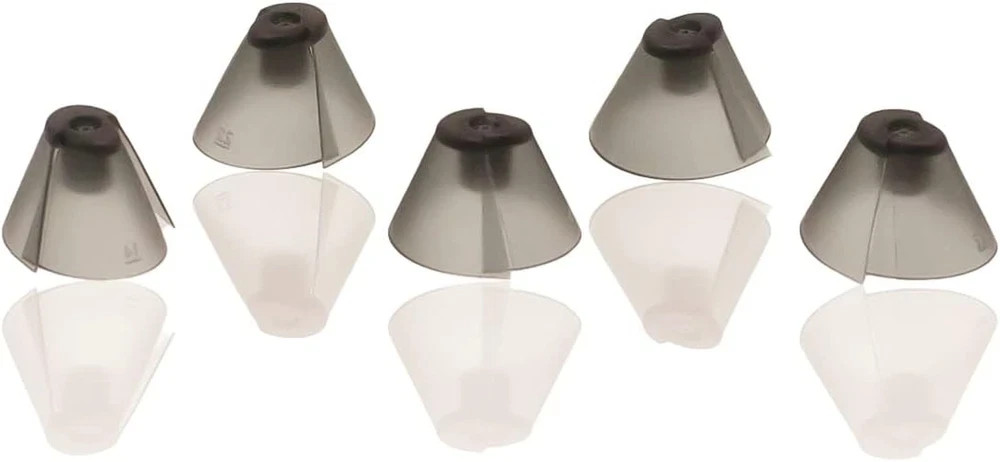 GN Resound Sure Fit Hearing Aid Standard Receiver Tulip Domes Dark Gray Split