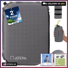 ATEPA Inflatable Seat Cushion, Compact Self-Inflating Seat Cushion for Stadium A