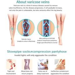 Elastic Pressure Pantyhose Support Compression Leggings Slimming Stockings US