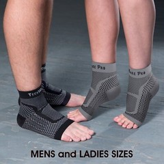 Ankle Brace Compression Sleeve – Relieves Achilles Tendonitis Joint Pain. Pla…