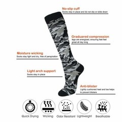 1-5 Pairs Copper Compression Socks 20-30mmHg Graduated Support Men Women S/M-XXL