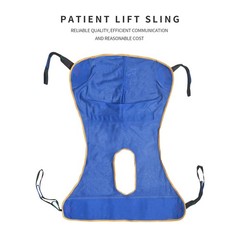 Full Body Mesh Commode Patient Lift Sling,600lbs Weight Capacity-Compatible w…