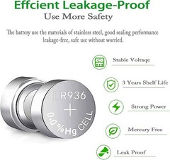 LR936 Batteries LR45 AG9 Battery 194 394 1.5v Alkaline Button Cell Watch…