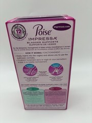 NEW Poise 8 Count Pack Impressa Bladder Supports Size 2 SEALED Expiration 2029
