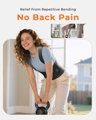 Ultra Breathable Work Back Brace for Men & Women Upgraded MedicalGrade Lower