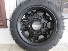 13″ X 3.50-8 Pneumatic Wheel 5 Bolt Black on Black for Pride Pursuit 2 # 5237